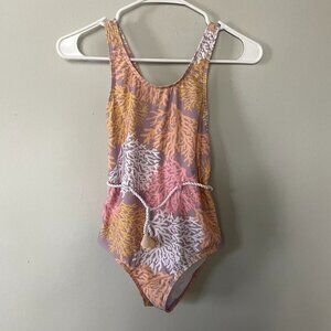 Copper Key one piece beachcore rope detail swimsuit cross back‎ size 14